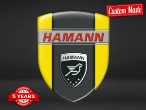 Hamann Emblèmes Résine Design Premium Stickers Bombés Pro
